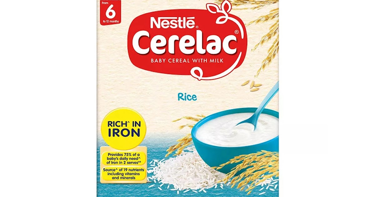 baby cereal with iron