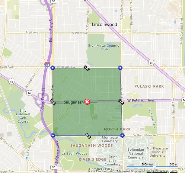 The Chicago Real Estate Local Sauganash single family home sales were