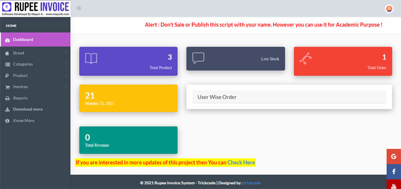 Billing System Project in PHP source code free download - Free Source ...