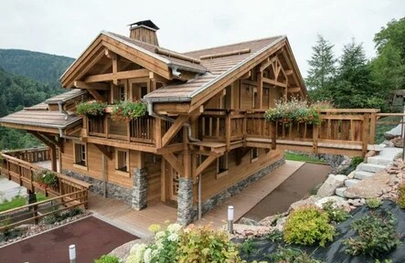 Chalet style houses beautiful projects