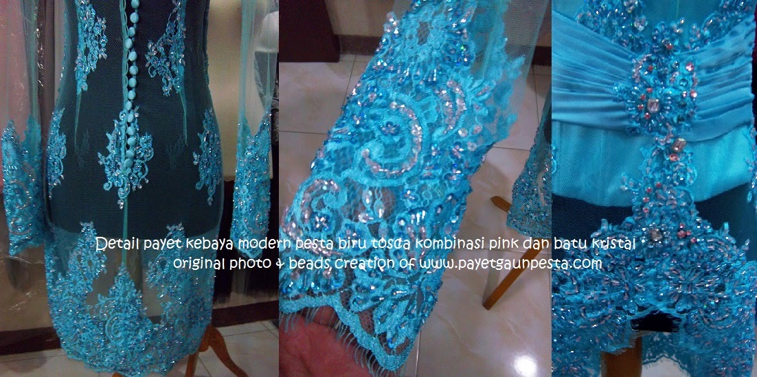Payet Gaun Pesta Desain Baju Pesta Kebaya  Modern  dan 