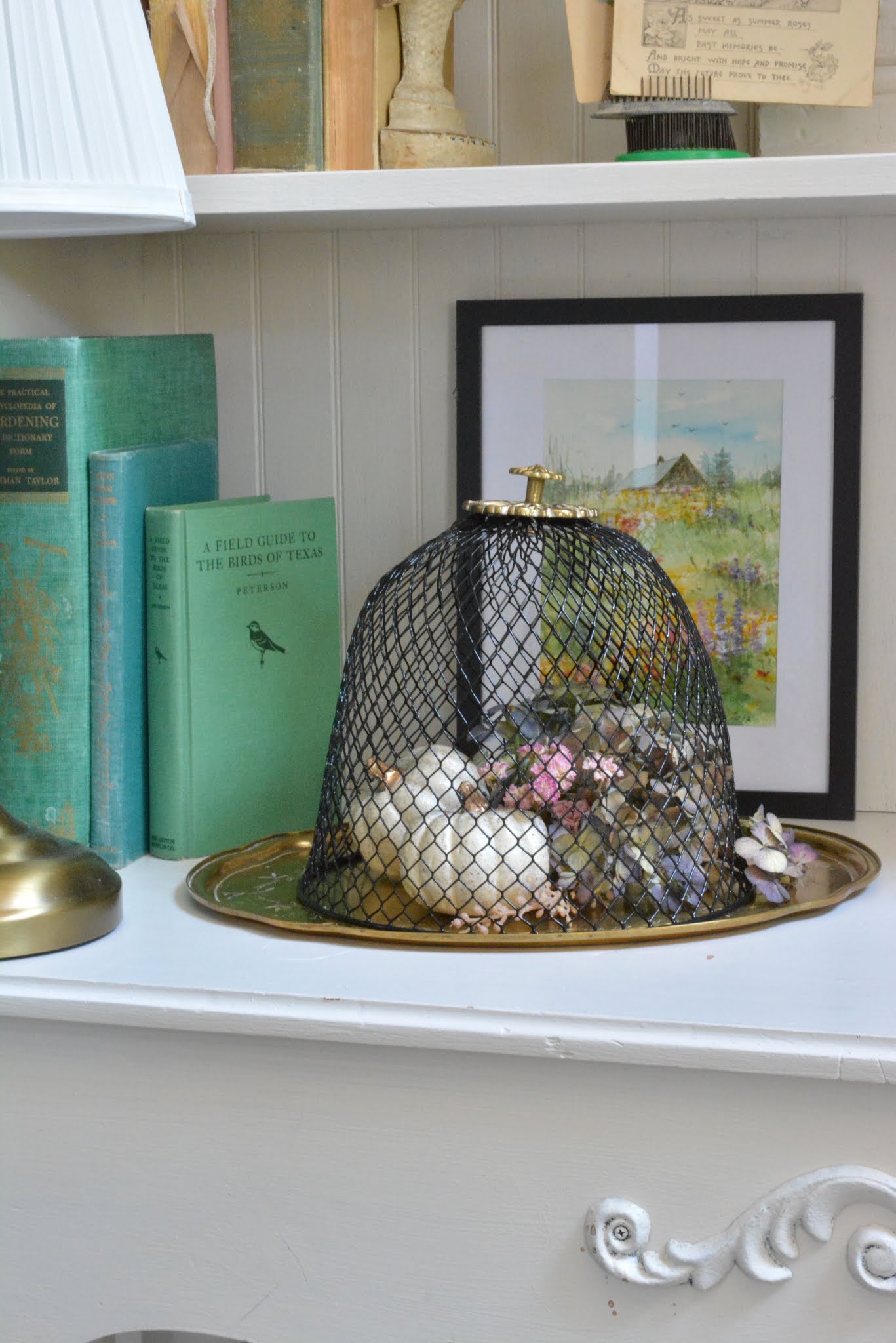 Let's Add Sprinkles Dollar Tree Trash Basket Into Wire Cloche