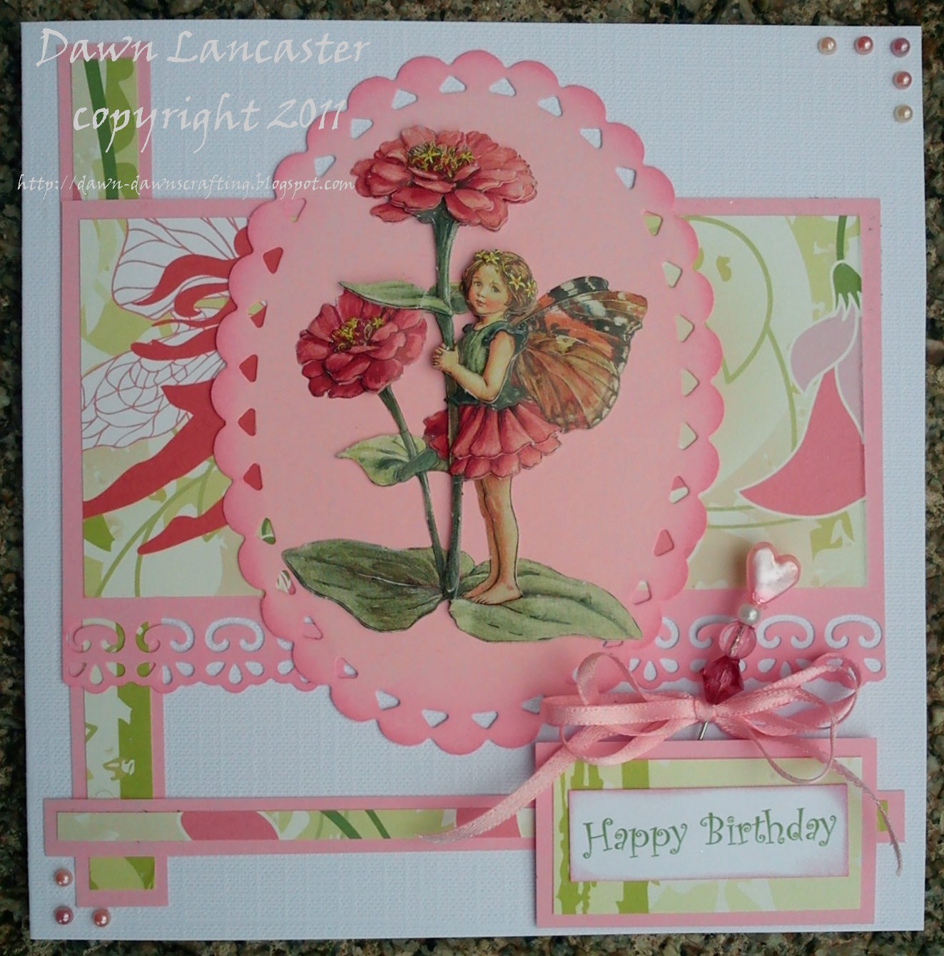 Dawn's Crafting Flower Fairy Birthday Card