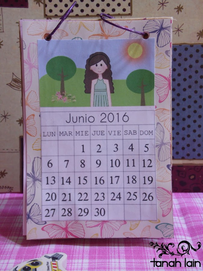 Calendario 2016 para imprimir