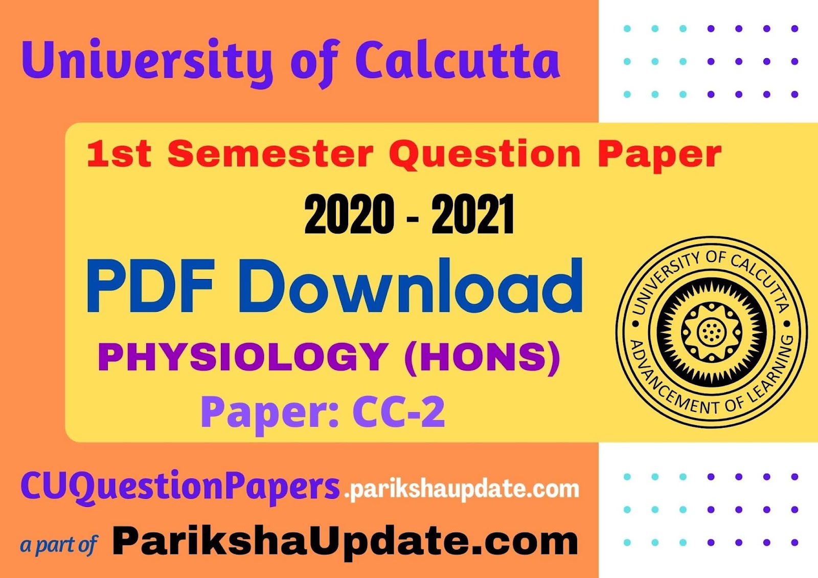 Calcutta University Question Papers