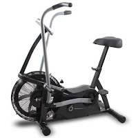 Inspire Fitness CB1 Resistance Air Bike Trainer, with belt-driven fan resistance system with unlimited air resistance, moving handlebars, adjustable seat