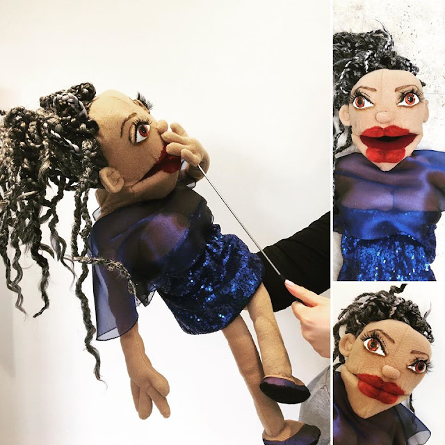 Custom Golf headcovers and puppets Muppet style Puppet A Singer