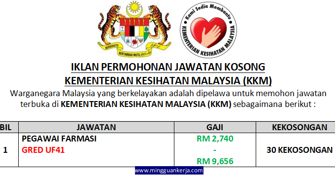 Semakan kerjaya kementerian kesihatan malaysia