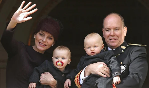 Monaco National Day 2015 -  Balcony Parade