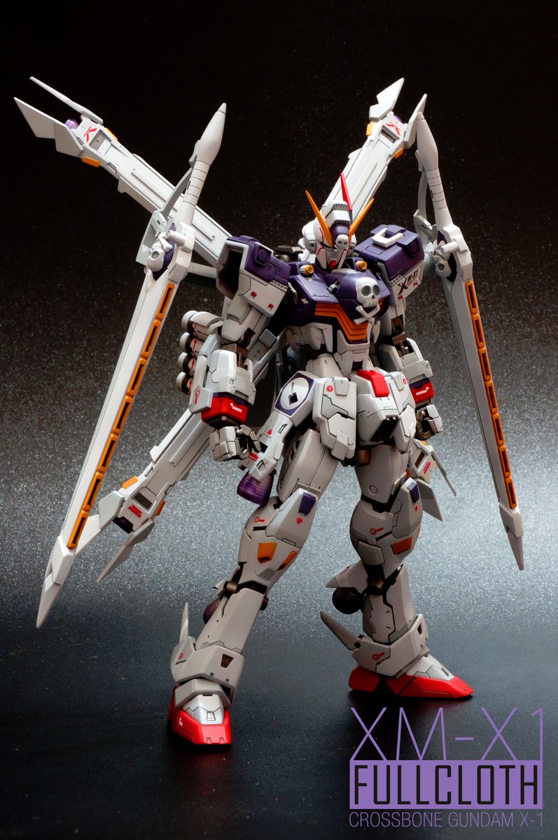 GUNDAM GUY: MG 1/100 Gundam Crossbone XM-X1 Full Cloth - Customized Build