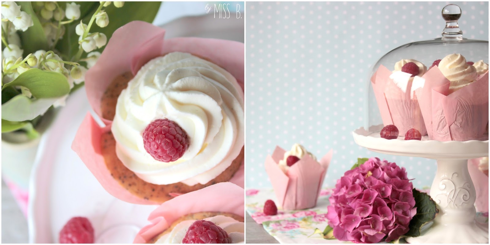 Miss Blueberrymuffin&amp;#39;s kitchen: Himmbeer-Mohn-Cupcakes