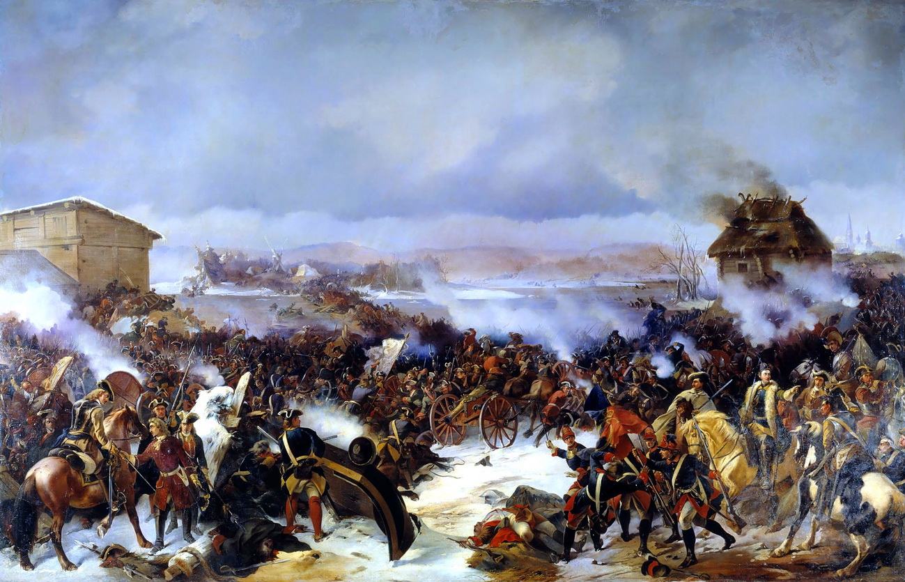 Начало северной войны было предопределено. Битва при Нарве. Художник а.е. Коцебу. Нарва битва 1704.