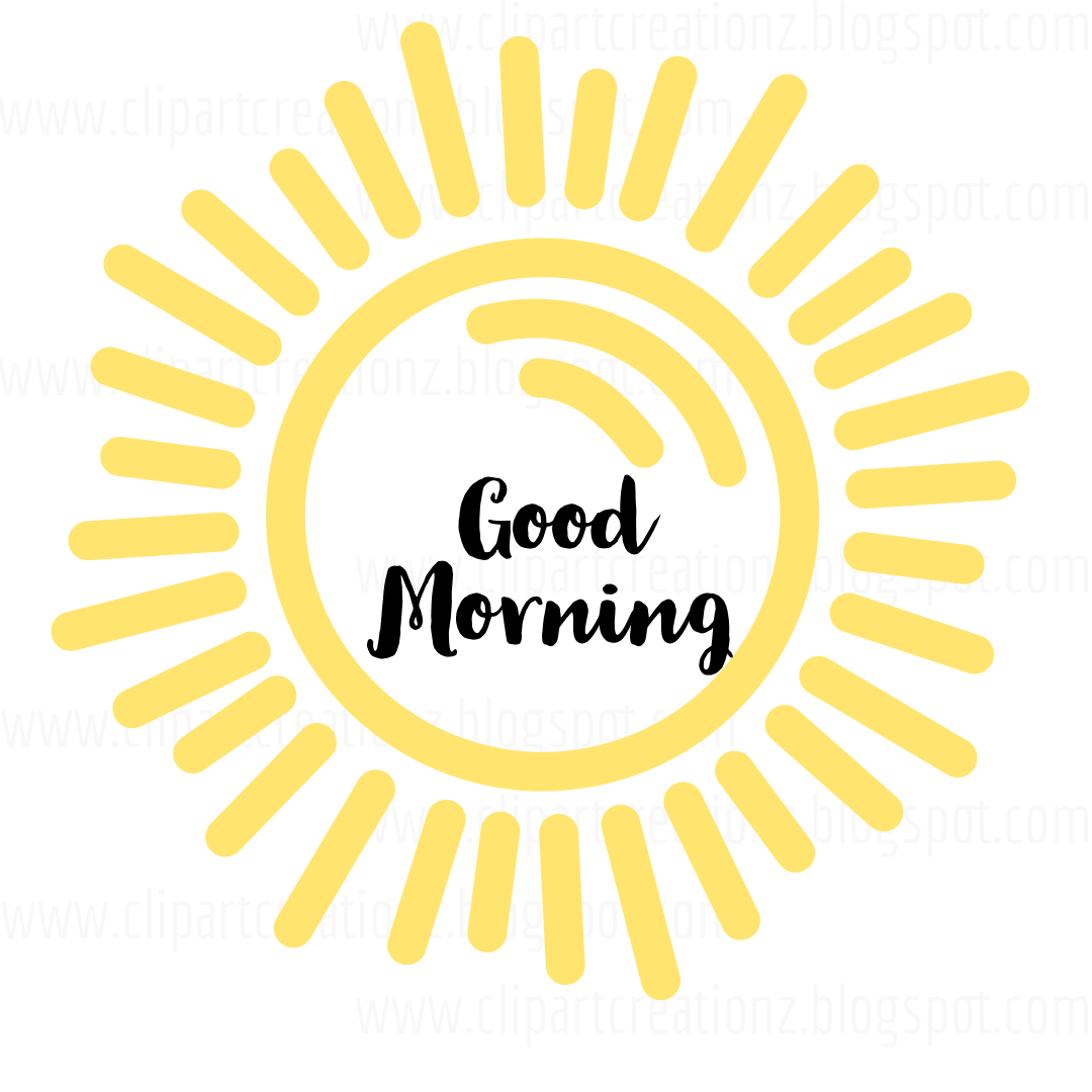 Good Morning Sun Clipart Free - Clipart Creationz