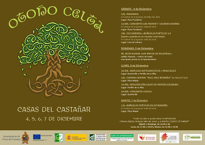 Otoño Celta. 4 a 7 de diciembre en Casas del Castañar