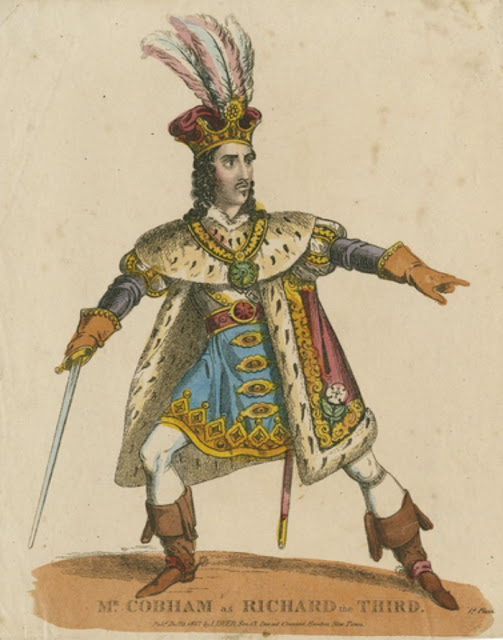 Томас Кобэм в роли Ричарда III.  Англия, 1827 год Folger Shakespeare Library