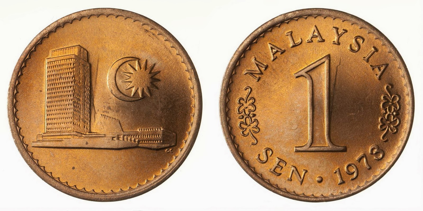 Монеты Малайзии. Penny. Malaysia value.