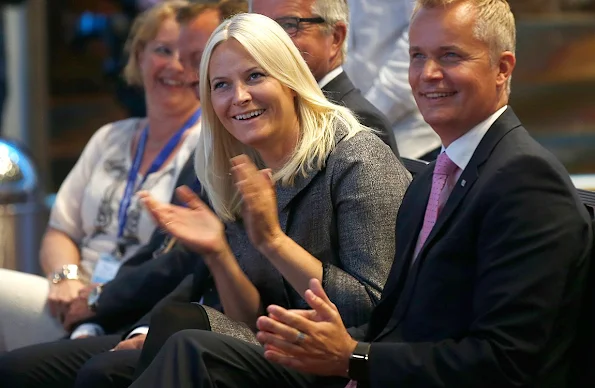 Crown Princess Mette-Marit of Norway attended the opening of the 12th National Congress of Psychology at Oslo Congress Centre