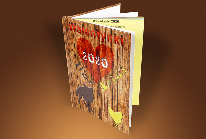 Walentynki 2020 - foto książka z wierszami walentynkowymi i romantycznymi dla dziewczyny z firmy myselfbook.pl
