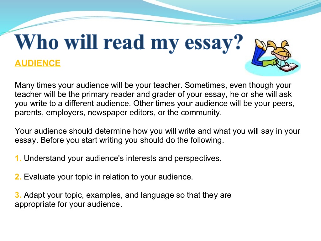 Write an essay about your school