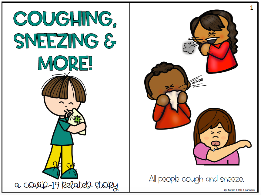 Coughing, Sneezing and More Story Autism Little Learners
