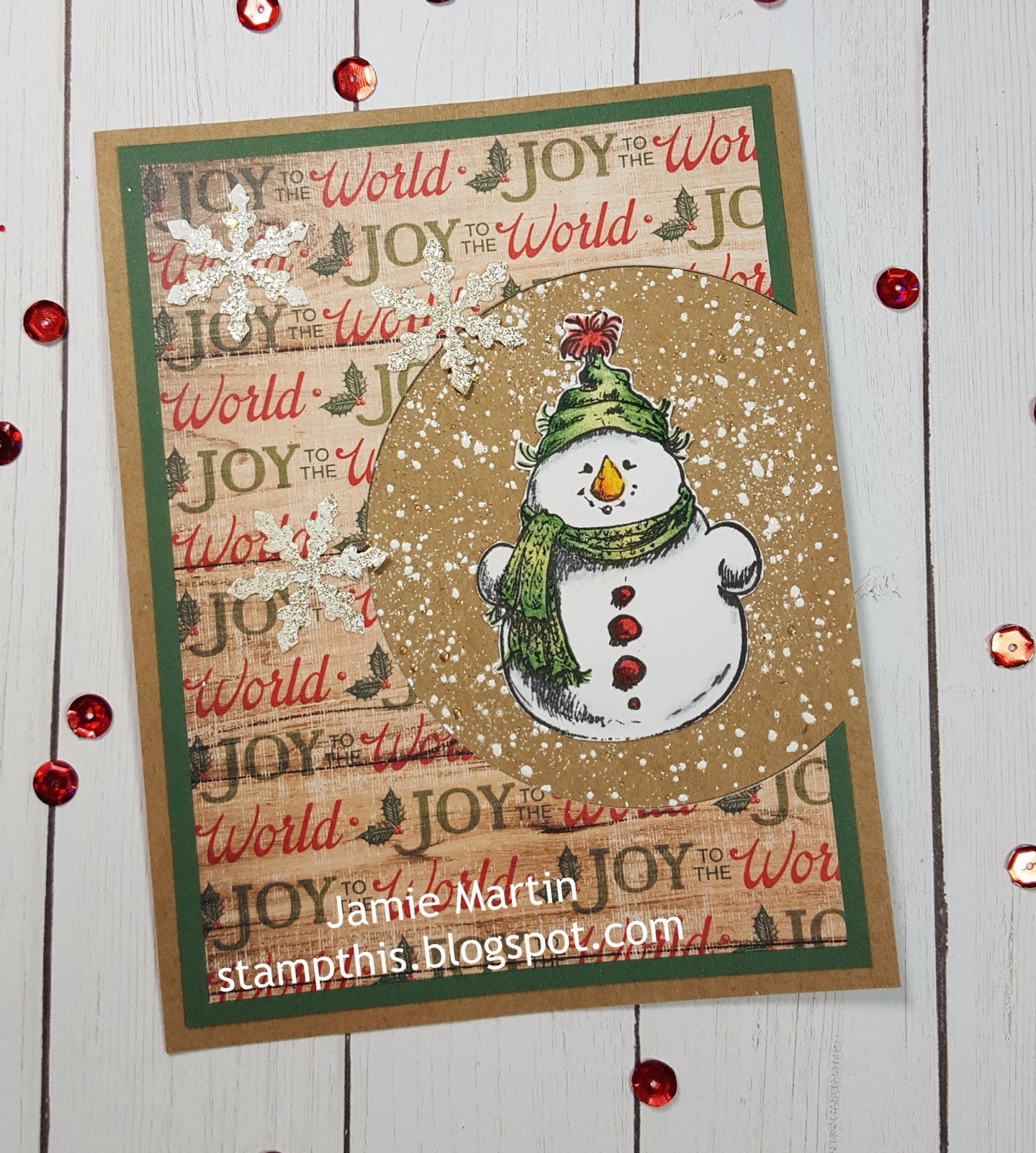 Stamp This! Quick and Easy Christmas Card