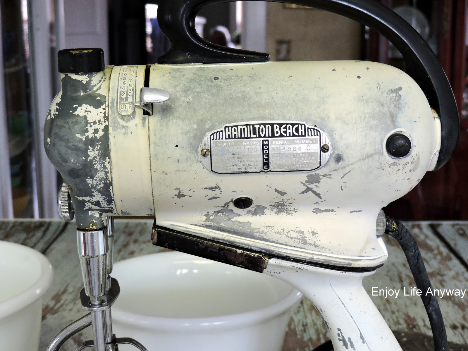 Vintage Hamilton Beach Model H Standing Mixer 