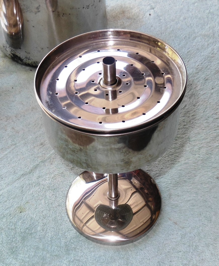 Living Prepared Camp Stove Coffee Pot, Percolator Type