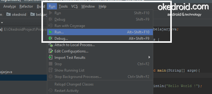 Belajar Membuat Program Pertama Hello World Java Di Intellij Idea