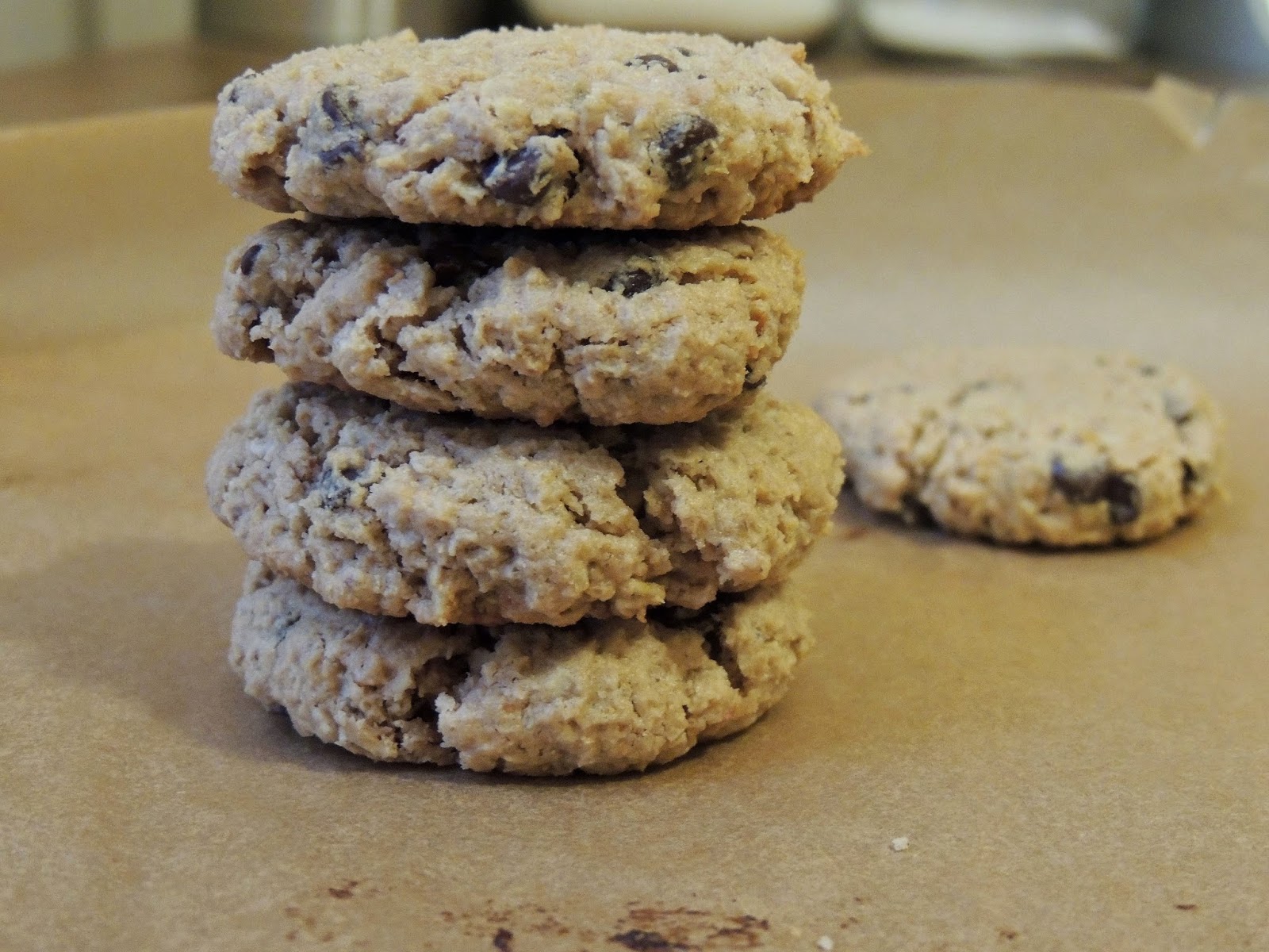 Gas Stove Girl Cashew Butter Chocolate Chip Oatmeal Cookies