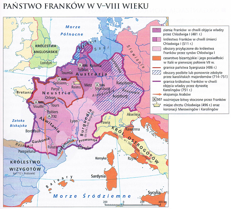 Podział Państwa Franków W 843 OBRAZ SZTUKI
