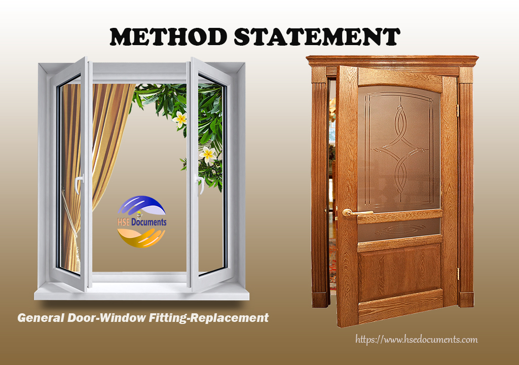 Method Statement for General DoorWindow FittingReplacement HSE