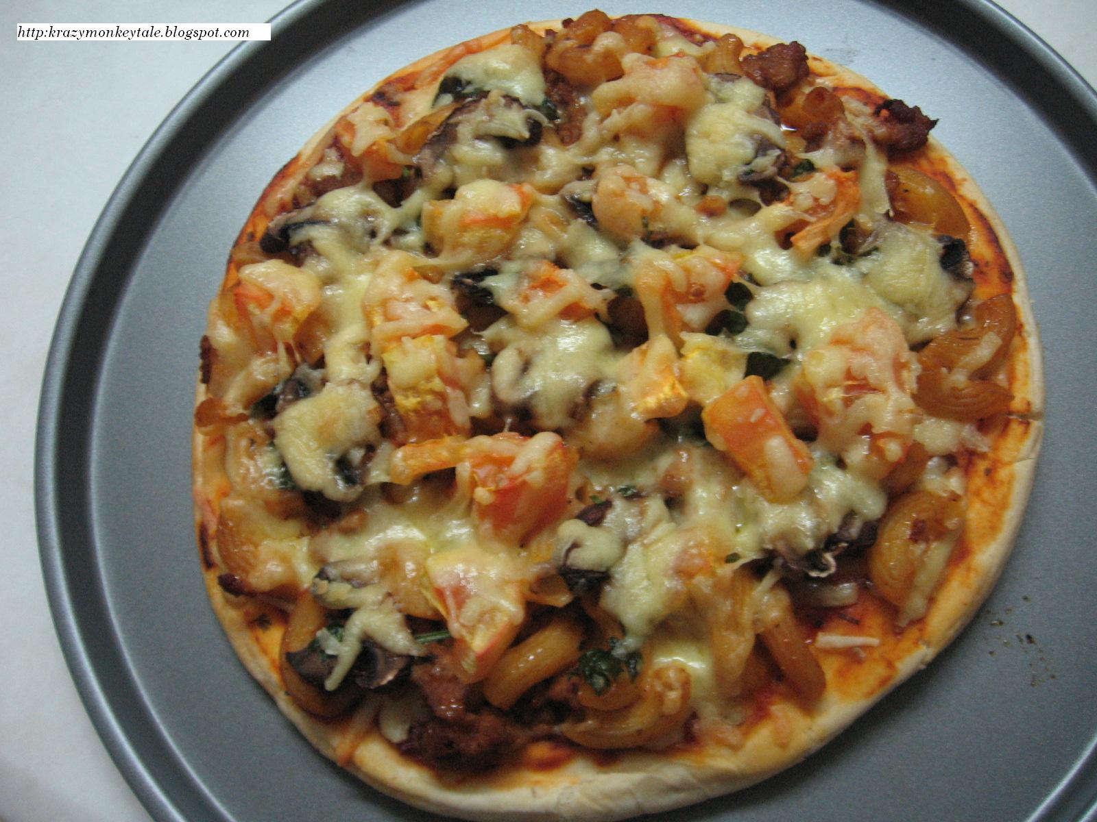 Krazy Monkey Tale Macaroni Pizza