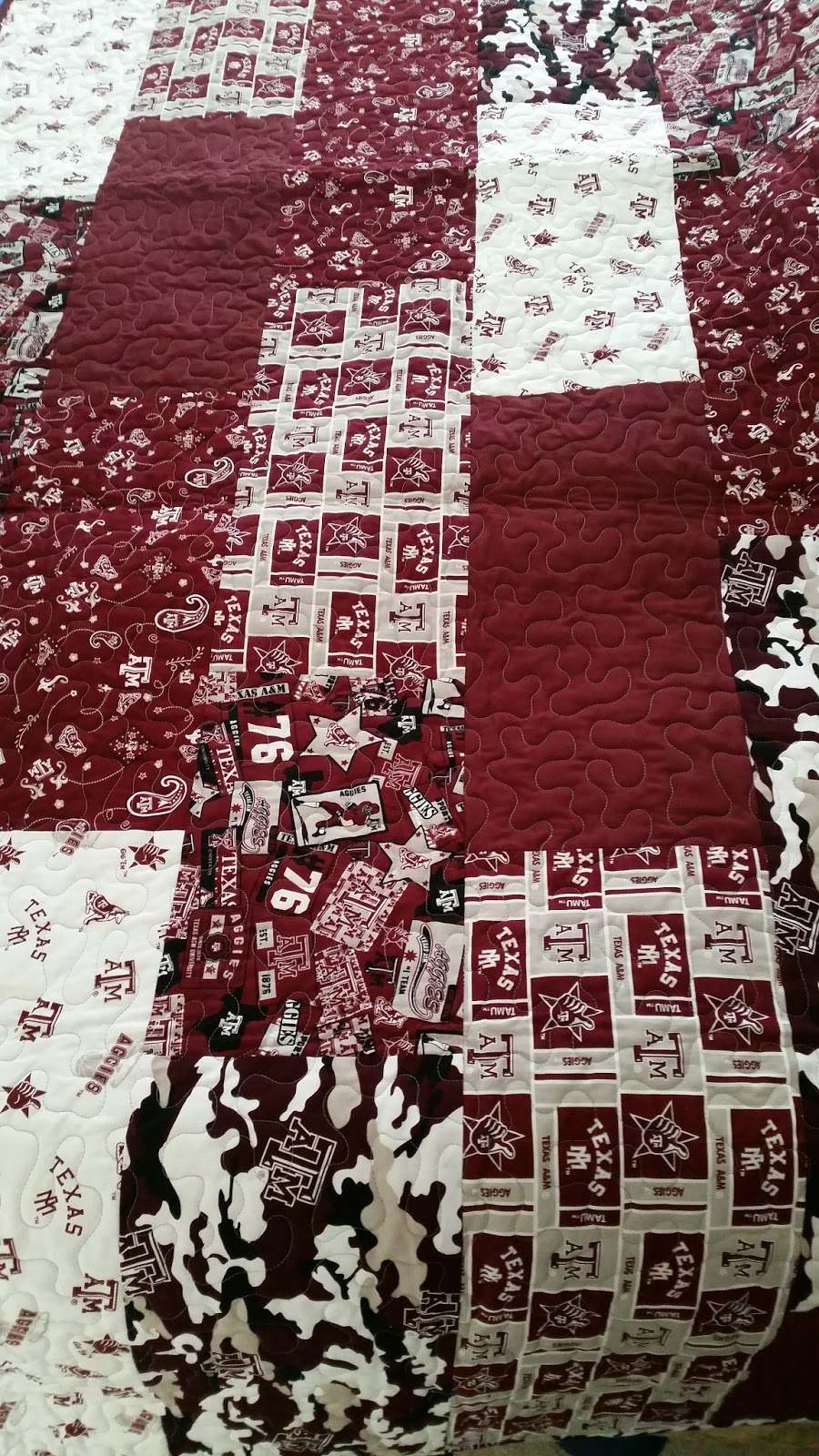 Quilt Bindings Sharon's Texas A & M Quilt