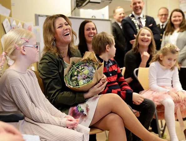 Princess Märtha Louise of Norway visited Kurland school in Sarpsborg