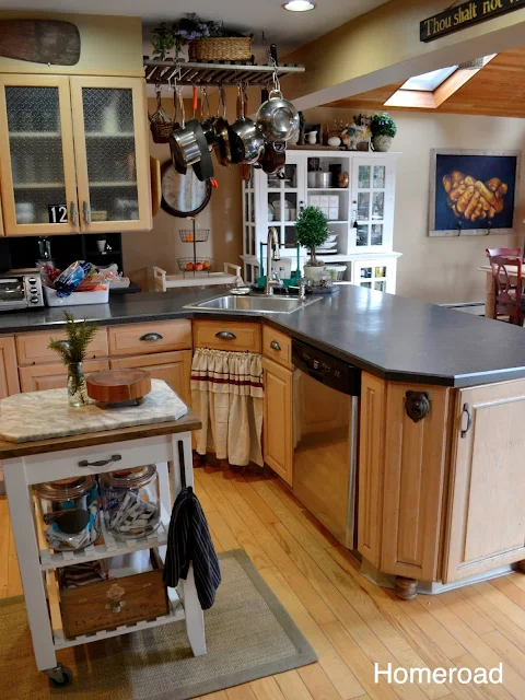 View of farmhouse kitchen