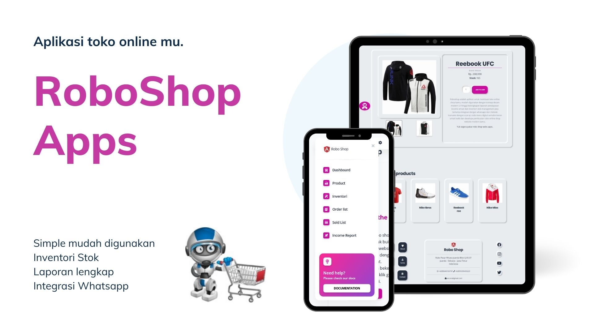 aplikasi pembuatan toko online shop