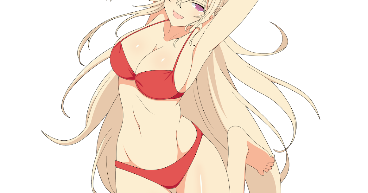 Senran Kagura:Leo Hyper Sexy Red Bikini Tickle HD Vector | ORS Anime