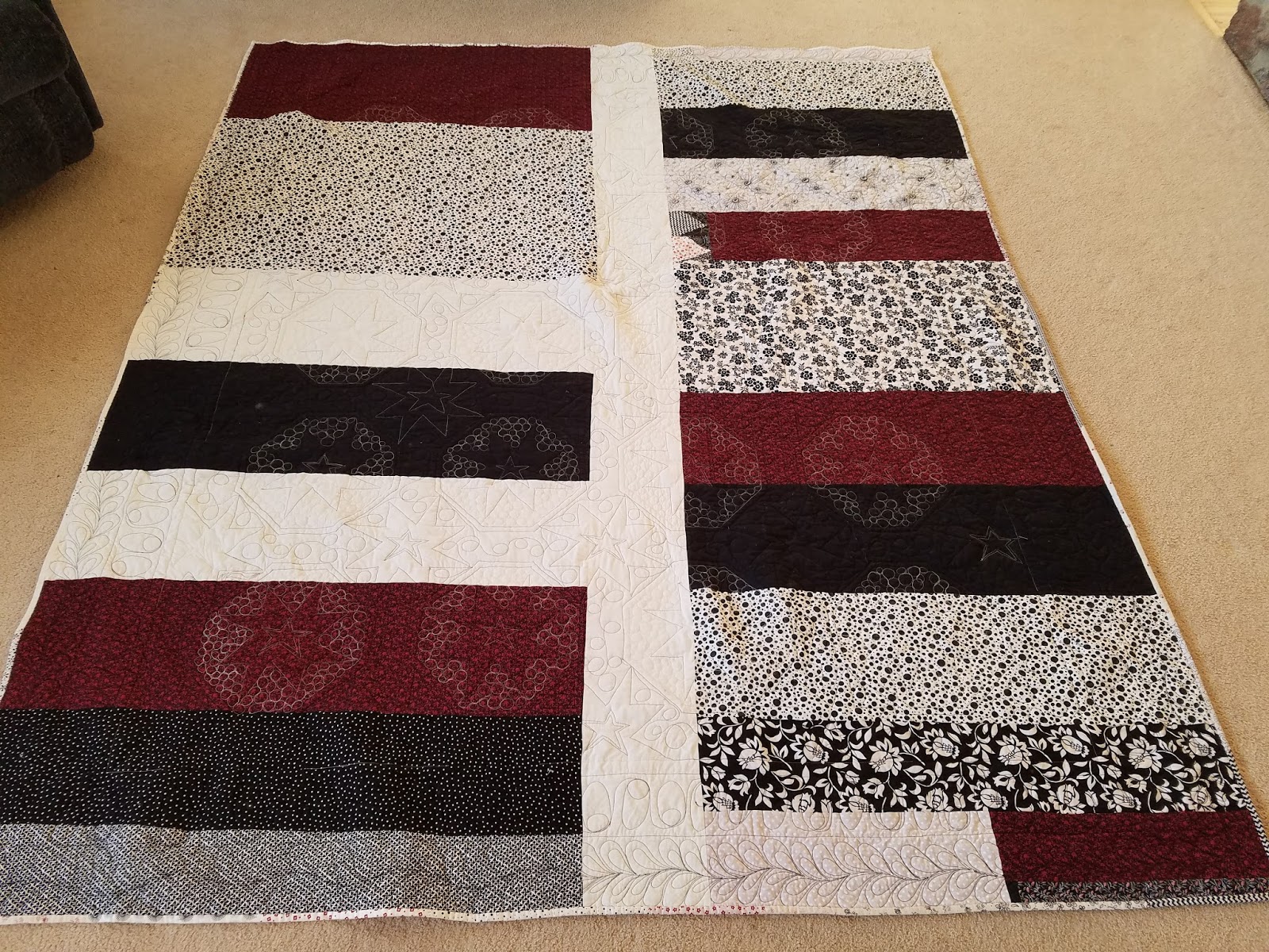 Dreamworthy Quilts Deana A bleeding quilt is fixed!