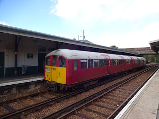 Tube train on the Isle of Wight Tube train on the Isle of Wight