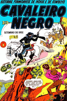 Cavaleiro Negro - Nº 1 - Setembro 1952 - Ed. RGE