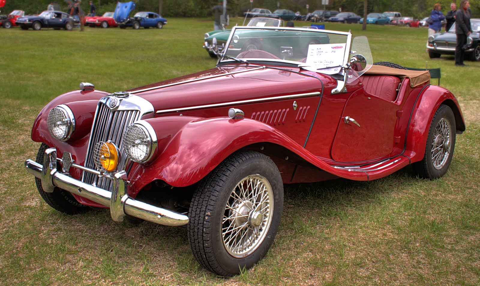 All sports cars: MG sports cars