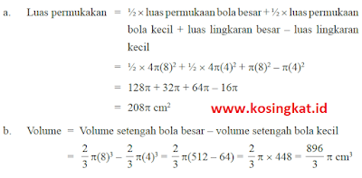 kunci jawaban matematika kelas 9 halaman 303 - 305 latihan 5.3