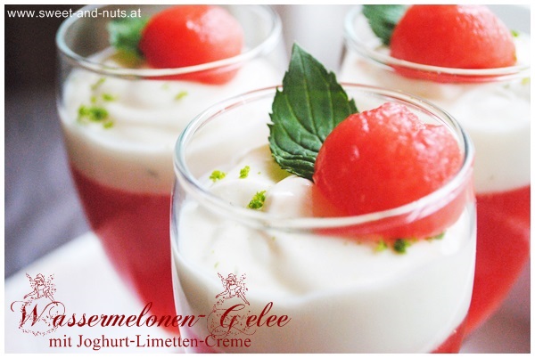 Joghurt Limetten Creme Auf Erdbeermark — Rezepte Suchen