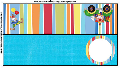 Clowns: Free Printable Candy Bar Labels. Candy Bags Label.
