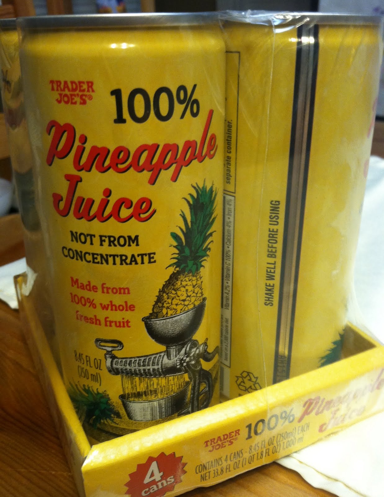 Trader Joe's 100% Pineapple Juice