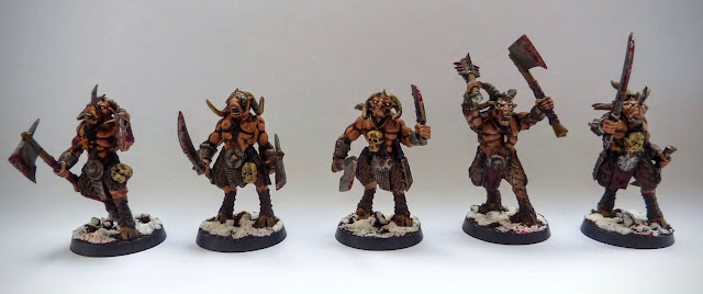 A painting update for Beastmen Gor for Age of Sigmar, Realm of Ghur.