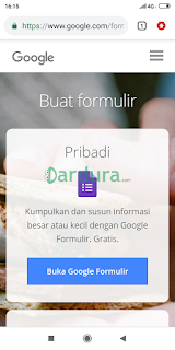 Cara Membuat Formulir Online di HP Android menggunakan Google Forms