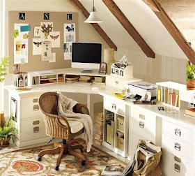 decora y disena: Muebles de Oficina en casa: Ideas de Escritorios