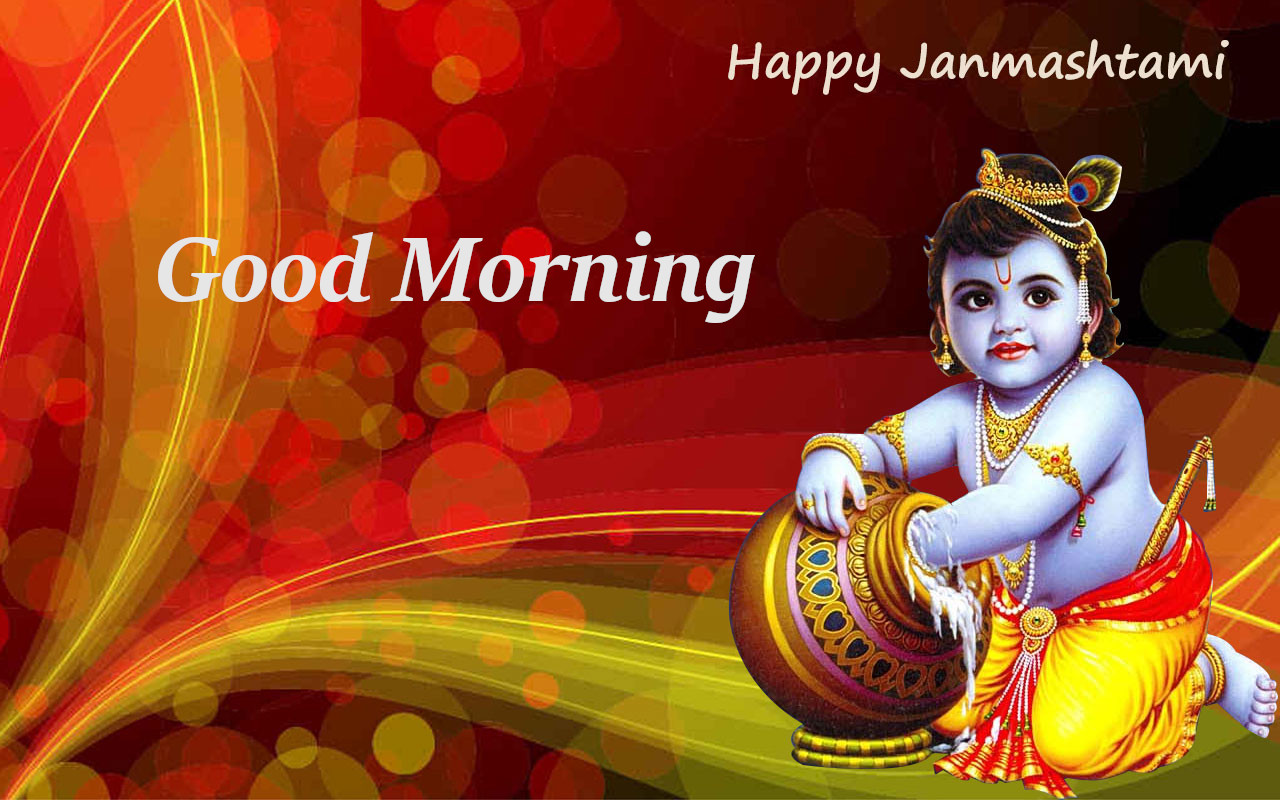 Top 10 Good Morning Happy Janmashtami Pictures, Images, greeting ...