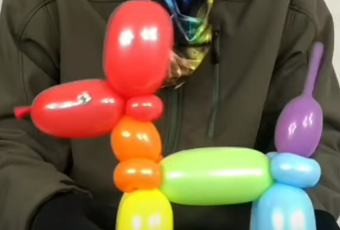 Ballondekorationen selber machen. Der Dreh mit dem Luftballon.: Bunter